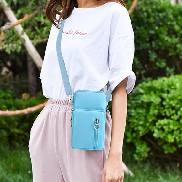 Lightweight Small Crossbody bags Cell Phone Purses Travel Pouch Shoulder Bag for - Picture 4 of 7